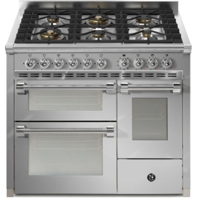 Teras Ascot 100/3, Pliit, 100 cm, Combisteam, Roostevaba teras, gaasipliit, AQ10SFF-6WSS, garantiiga 5 aastat!