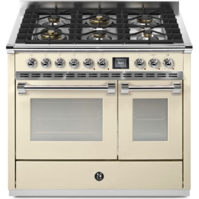 Terasest Ascot 100, Pliit, 100 cm, Combisteam, Crema, gaasipliit, AQ10SF-6WCR, garantiiga 5 aastat!