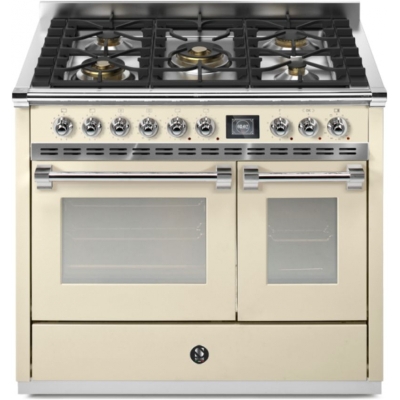 Terasest Ascot 100, Pliit, 100 cm, Combisteam, Crema, gaasipliit, AQ10SF-4MCR, garantiiga 5 aastat!