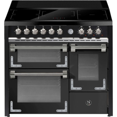 Terasest Oxford 100/3, pliit, 100 cm, multifunktsionaalne ahi, Nero Fumo, induktsioonpliit, X10FFF-5FIWNF, garantiiga 5 aastat!