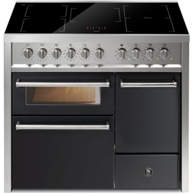 Terasest Enfasi 100/3, pliit, 100 cm, multifunktsionaalne ahi, Antracite, induktsioonpliit, EQ10FFF-5FIWAN, garantiiga 5 aastat!