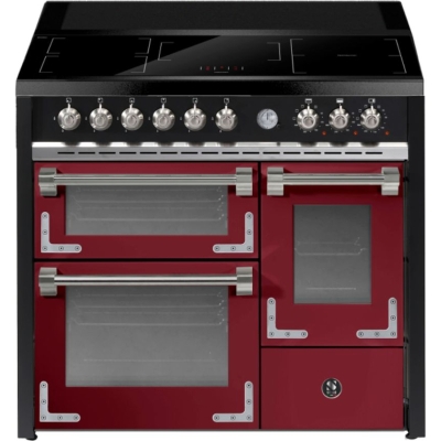 Terasest Oxford 100/3, pliit, 100 cm, multifunktsionaalne ahi, Bordeaux, induktsioonpliit, X10FFF-5FIWBR, garantiiga 5 aastat!