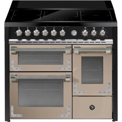 Terasest Oxford 100/3, pliit, 100 cm, multifunktsionaalne ahi, Sabbia, induktsioonpliit, X10FFF-5FIWSA, garantiiga 5 aastat!