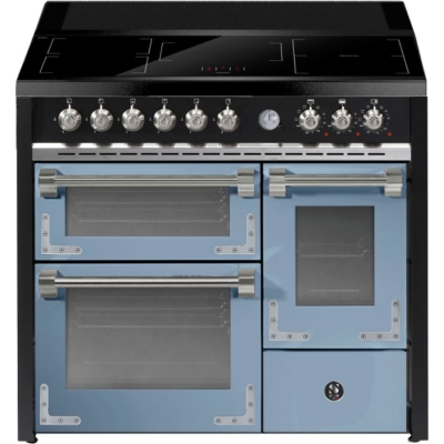 Terasest Oxford 100/3, pliit, 100 cm, multifunktsionaalne ahi, Celeste, induktsioonpliit, X10FFF-5FIWCE, garantiiga 5 aastat!