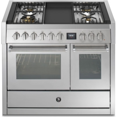 Teras Genesi 100, Pliit, 100 cm, Combisteam, Roostevaba teras, gaasipliit, GQ10SF-4TSS, garantiiga 5 aastat!