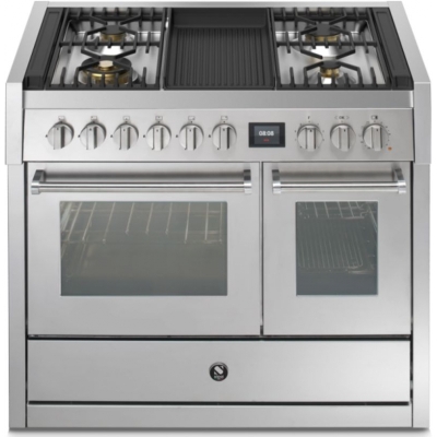 Teras Genesi 100, Pliit, 100 cm, Combisteam, Roostevaba teras, gaasipliit, GQ10SF-4BSS, garantiiga 5 aastat!