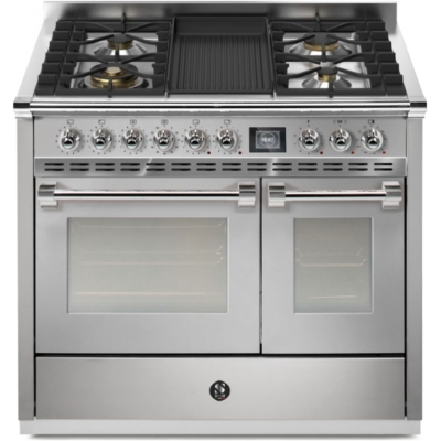 Teras Ascot 100, Pliit, 100 cm, Combisteam, Roostevaba teras, gaasipliit, AQ10SF-4BSS, garantiiga 5 aastat!