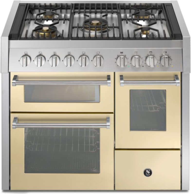 Teras Genesi 100/3, Pliit, 100 cm, Combisteam, Crema, gaasipliit, GQ10SFF-4MCR, garantiiga 5 aastat!