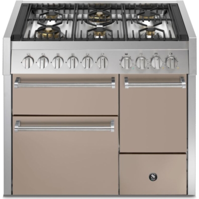 Teras Genesi 100/3 Solid Door, Vahepliit, 100 cm, Combisteam, Sabbia, gaasipliit, GQ10SFF-D-6WSA, garantiiga 5 aastat!