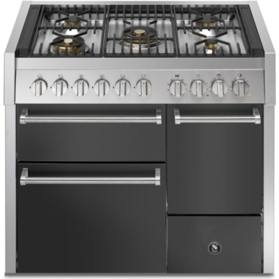 Teras Genesi 100/3 Solid Door, Range-pliit, 100 cm, Combisteam, Antracite, gaasipliit, GQ10SFF-D-4MAN, garantiiga 5 aastat!