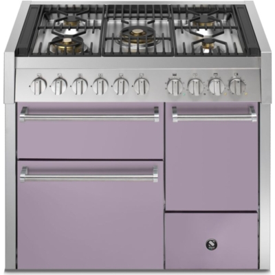 Teras Genesi 100/3 Solid Door, Vahepliit, 100 cm, Combisteam, Ametista, gaasipliit, GQ10SFF-D-4MAA, garantiiga 5 aastat!