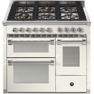 Terasest Ascot 100/3, pliit, 100 cm, Combisteam, Nuvola, gaasipliit, AQ10SFF-6WNA, garantiiga 5 aastat!