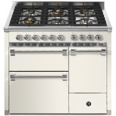 Terasest Ascot 100/3 Solid Door, Vahepliit, 100 cm, Combisteam, Nuvola, gaasipliit, AQ10SFF-D-6WNA, garantiiga 5 aastat!