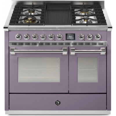 Steel Ascot 100, Range cooker, 100 cm, Combisteam, Ametista, gas hob, AQ10SF-4BAA, with 5 year guarantee!