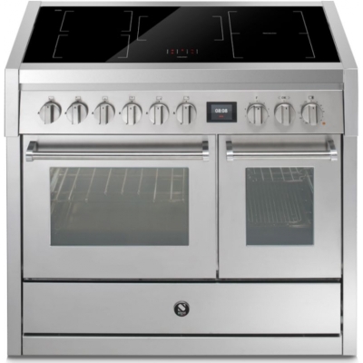 Steel Genesi 100, Range cooker, 100 cm, Combisteam, Stainless Steel, induction hob, GQ10SF-5FISS, with 5 year guarantee!