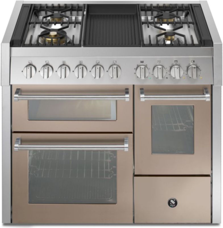 Terasest Genesi 100/3, pliit, 100 cm, Combisteam, Sabbia, gaasipliit, grilliplaat, GQ10SFF-4BSA, garantiiga 5 aastat!