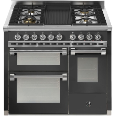 Terasest Ascot 100/3, Vahepliit, 100 cm, Combisteam, Antracite, Barbeque grillplaat, AQ10SFF-4BAN, garantiiga 5 aastat!