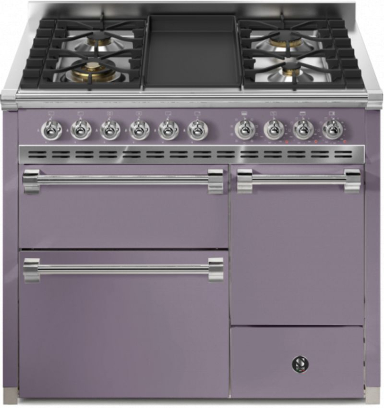 Стальная Ascot 100/3 со сплошной дверцей, плита, 100 см, Combisteam, Ametista, газовая плита, сковорода для жарки, AQ10SFF-D-4TAA, с 5-летней гарантией!