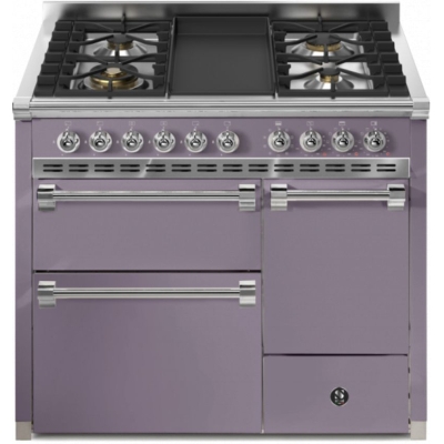 Terasest Ascot 100/3 täisuks, vahemiku pliit, 100cm, Combisteam, Ametista, gaasipliit, praepann, AQ10SFF-D-4TAA, 5-aastase garantiiga!