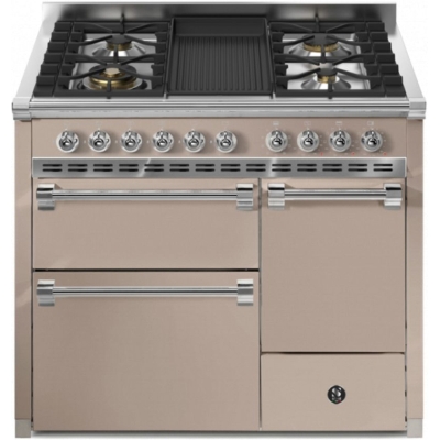 Terasest Ascot 100/3 Solid Door, Vahepliit, 100 cm, Combisteam, Sabbia, gaasipliit, grilliplaat, AQ10SFF-D-4BSA, garantiiga 5 aastat!