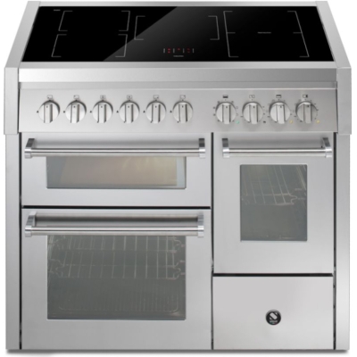 Teras Genesi 100/3, Vahepliit, 100 cm, Combisteam, Roostevaba teras, induktsioonpliit, GQ10SFF-5FISS, garantiiga 5 aastat!