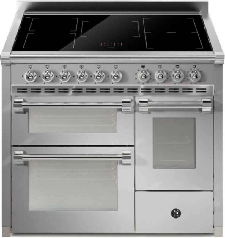 Сталь Ascot 100/3, Плита, 100 см, Combisteam, Нержавеющая сталь, индукционная плита, AQ10SFF-5FISS, с гарантией 5 лет!