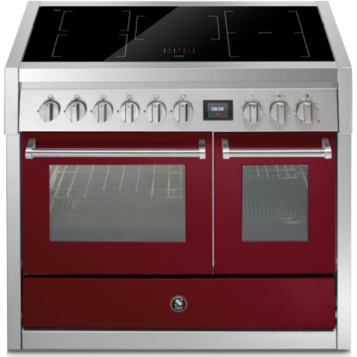 Terasest Genesi 100, pliit, 100 cm, Combisteam, Bordeaux, induktsioonpliit, GQ10SF-5FIBR, garantiiga 5 aastat!