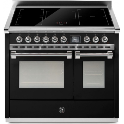 Terasest Ascot 100, pliit, 100 cm, Combisteam, Nero, induktsioonpliit, AQ10SF-5FIBA, garantiiga 5 aastat!