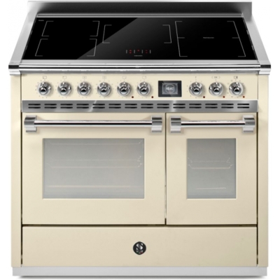 Terasest Ascot 100, Vahepliit, 100 cm, Combisteam, Crema, induktsioonpliit, AQ10SF-5FICR, garantiiga 5 aastat!