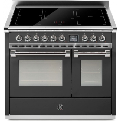 Terasest Ascot 100, Vahepliit, 100 cm, Combisteam, Antratsiit, induktsioonpliit, AQ10SF-5FIAN, garantiiga 5 aastat!