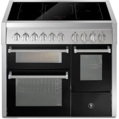 Terasest Genesi 100/3, pliit, 100 cm, Combisteam, Nero, induktsioonpliit, GQ10SFF-5FIBA, garantiiga 5 aastat!