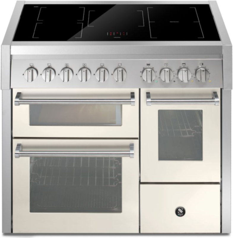 Steel Genesi 100/3, плита, 100 см, Combisteam, Nuvola, индукционная плита, GQ10SFF-5FINA, с гарантией 5 лет!