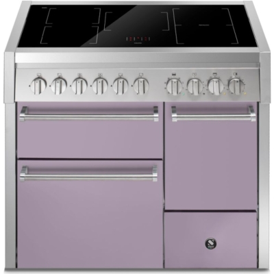 Teras Genesi 100/3 Solid Door, Range-pliit, 100 cm, Combisteam, Ametista, induktsioonpliit, GQ10SFF-D-5FIAA, garantiiga 5 aastat!