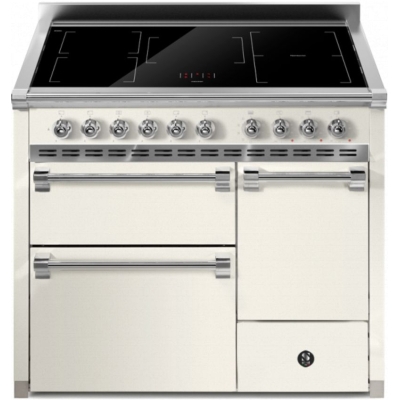 Terasest Ascot 100/3 Solid Door, Vahepliit, 100 cm, Combisteam, Nuvola, induktsioonpliit, AQ10SFF-D-5FINA, garantiiga 5 aastat!