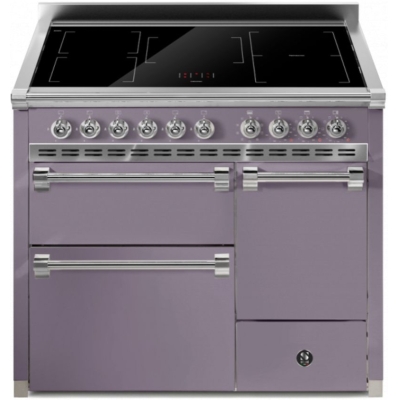 Terasest Ascot 100/3 Solid Door, Vahepliit, 100 cm, Combisteam, Ametista, induktsioonpliit, AQ10SFF-D-5FIAA, garantiiga 5 aastat!