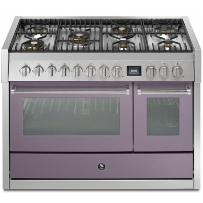 Steel Genesi 120, range cooker, 120 cm, Combisteam, Ametista, gas hob, GQ12SF-6MAA, with 5 year guarantee!