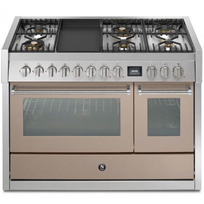 Terasest Genesi 120, pliit, 120 cm, Combisteam, Sabbia, gaasipliit, GQ12SF-6TSA 5 aastase garantiiga!