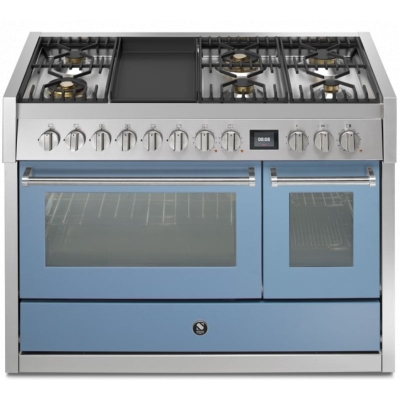 Teras Genesi 120, Pliit, 120 cm, Combisteam, Celeste, gaasipliit, GQ12SF-6TCE 5 aastase garantiiga!