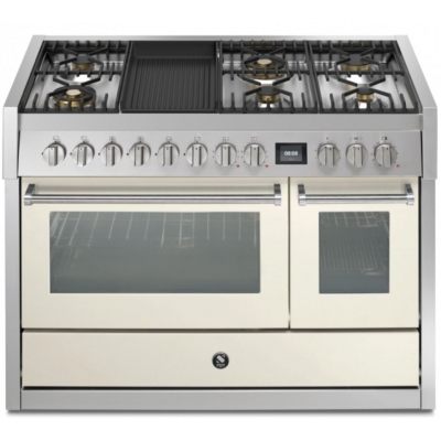 Terasest Genesi 120, pliit, 120 cm, Combisteam, Nuvola, gaasipliit, GQ12SF-6BNA, garantiiga 5 aastat!