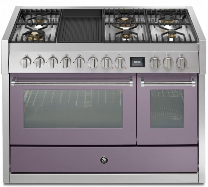 Сталь Genesi 120, плита, 120 см, Combisteam, Ametista, газовая плита, GQ12SF-6BAA, с гарантией 5 лет!