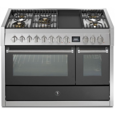 Teras Genesi 120, Pliit, 120 cm, Combisteam, Antratsiit, gaasipliit, GQ12SF-4TMAN, garantiiga 5 aastat!