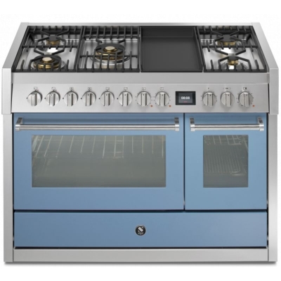 Teras Genesi 120, Pliit, 120 cm, Combisteam, Celeste, gaasipliit, GQ12SF-4TMCE, garantiiga 5 aastat!