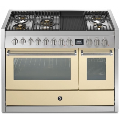 Teras Genesi 120, Pliit, 120 cm, Combisteam, Crema, gaasipliit, GQ12SF-4BMCR, garantiiga 5 aastat!