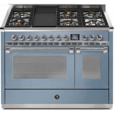 Terasest Ascot 120, Pliit, 120 cm, Combisteam, Celeste, gaasipliit, AQ12SF-6TCE, garantiiga 5 aastat!