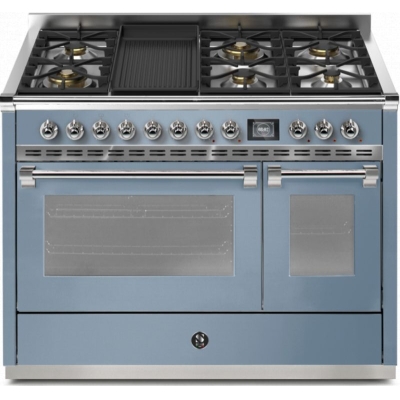 Terasest Ascot 120, Pliit, 120 cm, Combisteam, Celeste, gaasipliit, AQ12SF-6BCE, garantiiga 5 aastat!