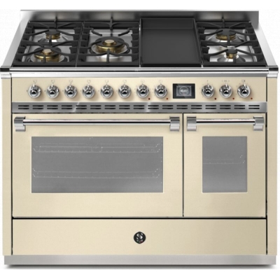 Terasest Ascot 120, Pliit, 120 cm, Combisteam, Crema, gaasipliit, AQ12SF-4TMCR, garantiiga 5 aastat!