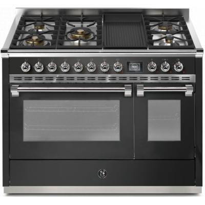 Terasest Ascot 120, Pliit, 120 cm, Combisteam, Antratsiit, gaasipliit, AQ12SF-4BMAN, garantiiga 5 aastat!