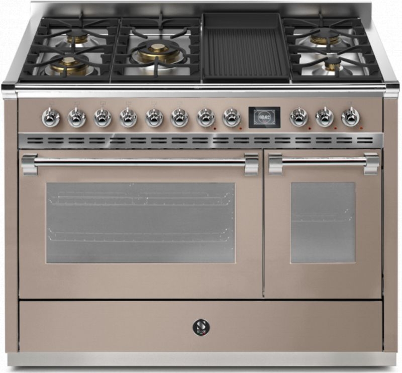 Terasest Ascot 120, pliit, 120 cm, Combisteam, Sabbia, gaasipliit, AQ12SF-4BMSA, garantiiga 5 aastat!