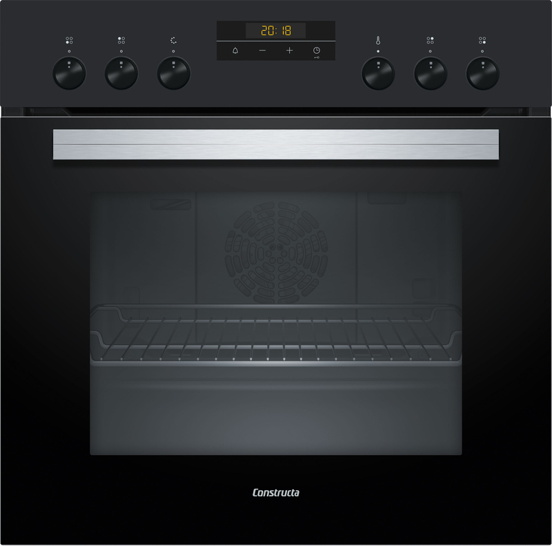 Constructa CH2M60060, встраиваемая плита для комбинации со стеклокерамической варочной панелью, 60 x 60 см, черный, EEK: A, с гарантией 5 лет!