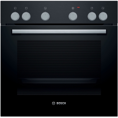 Bosch HEF010BA0, Series 2, built-in stove, 60 x 60 cm, black, EKK: A, with 5 year guarantee!